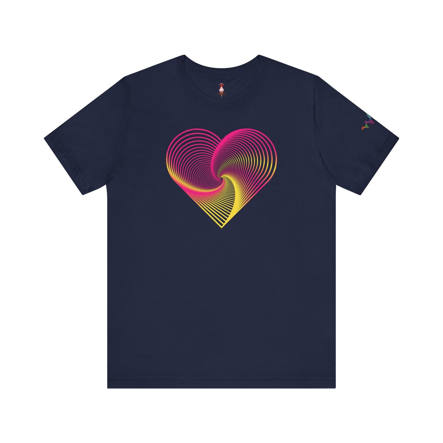 Harmonic Core T-Shirt (Pink/Yellow Heart)