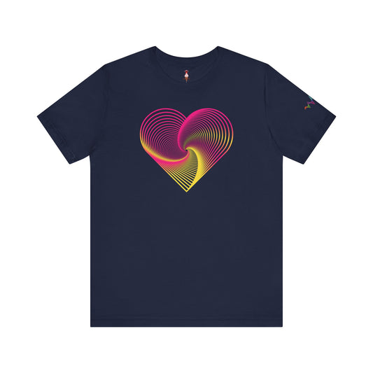 Harmonic Core T-Shirt (Pink/Yellow Heart)